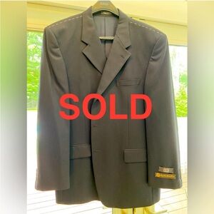 Saks Navy Blazer 46R